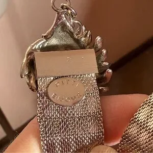 Pitti Bijoux vintage 1980’s 90 Retro Silver metal Hedgehog skinny belt Vintage | Accessories | Pitti Bijoux Vintage 98s 90 Retro  main image 4